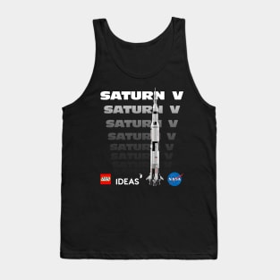 Saturn V in living bricks! Tank Top